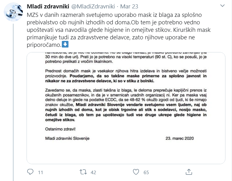 Zaščitna obrazna maska