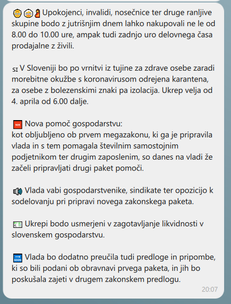 Vlada preko Viber aplikacije