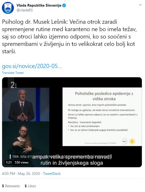 Duševno stanje otrok