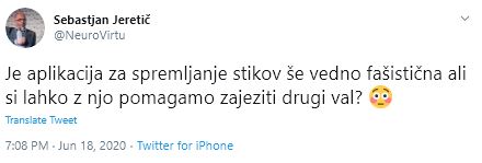 Kdaj bo aplikacija zaživela.