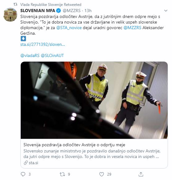 Prehod meje z Avstrijo