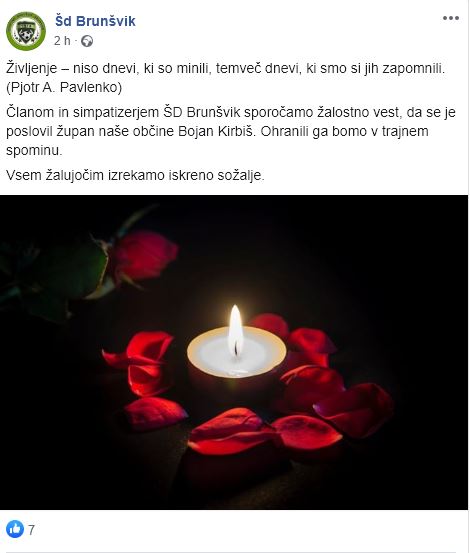 Umrl je Bojan Kirbiš