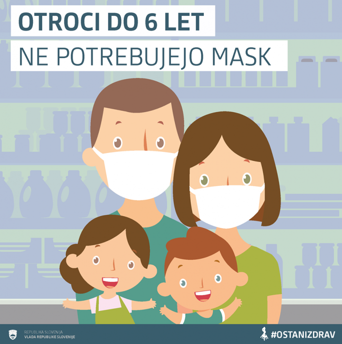 Otroci ne potrebujejo mask!