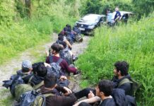 Ilegalni migranti. (foto: Policija)