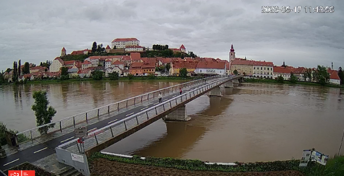 Drava, 17. 5. 2023 (zajetje spletne kamere)